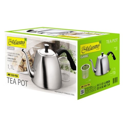 Czajniczek do parzenia herbaty / ziół 1,1l MR-1333-TEA