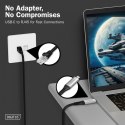 Kabel adapter USB-C - RJ45 Kat. 6A S/FTP, 1 Gbit/s, USB 3.2 Gen1, LSZH, 2m