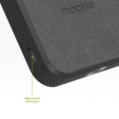 Mophie 10000mAh Snap+ MagSafe Power Bank z podstawką, 10000 mAh, Litowo-jonowy (Li-Ion), Ładowanie bezprzewodowe, 20 W,