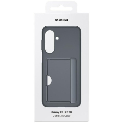 Etui Samsung Card Slot do Galaxy A17 czarny