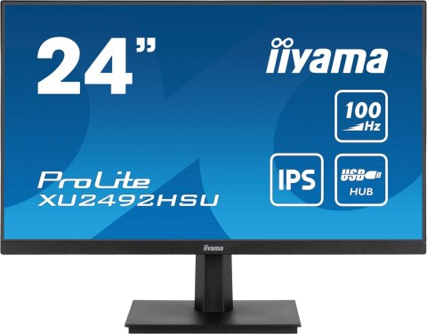 Iiyama ProLite monitor komputerowy 60,5 cm (23.8") 1920 x 1080 px Full HD LED Czarny