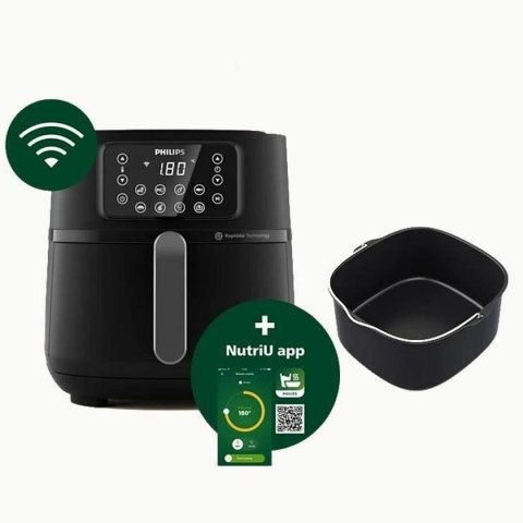 Frytkownica na gorące powietrze Philips HD9285/93 Czarny 2000 W 7,2 L
