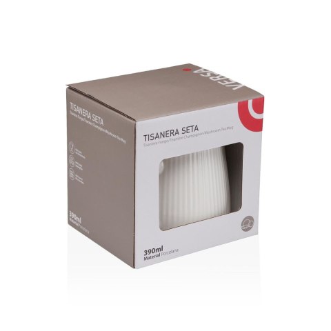 Kubek z pokrywką Versa Fioletowy Przycisk wypukły