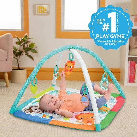 Mata do zabawy Bright Starts Dżungla Wielokolorowy