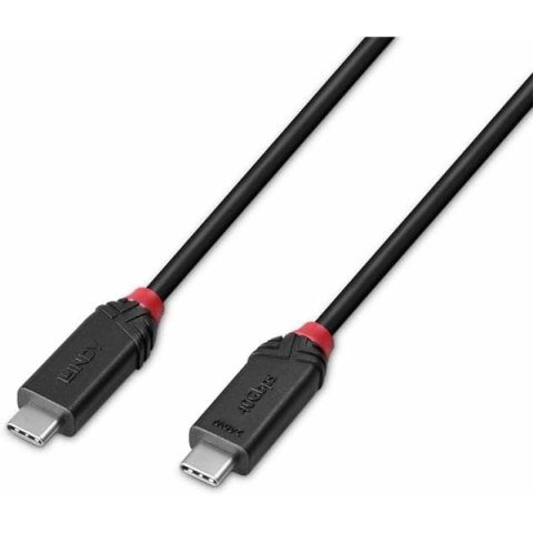 Kabel USB-C na USB-C LINDY 37001 Czarny 1 m