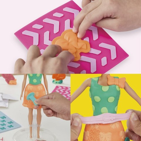 Zabawa z Plasteliną Play-Doh BArbie Pearls & Bows Wielokolorowy