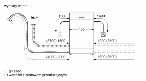 Zmywarka wolnostojąca 45 cm BOSCH SPS4EKI24E Serie 4 | klasa C | 10 kpl | ExtraDry | SpeedPerfect | WiFi Home Connect | inox