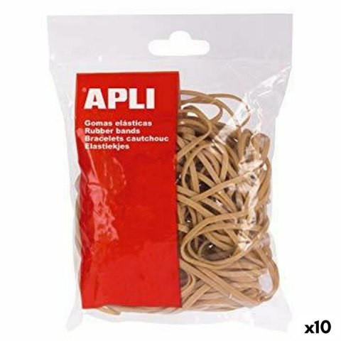 Gumki lateksowe Apli Brązowy 100 x 2 mm 1 kg (10 Sztuk)