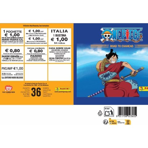 Pakiet kart Panini One Piece Road to Egghead 180 Części