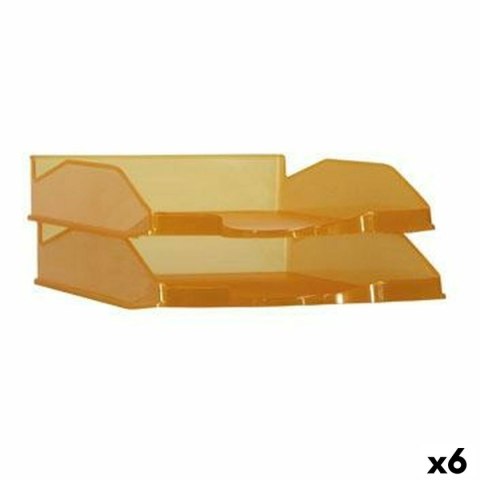 Tacka na dokumenty Archivo 2000 Pomarańczowy A4 Arkusz (6 Sztuk)