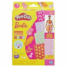 Zabawa z Plasteliną Play-Doh Barbie FLowers & Florals Wielokolorowy