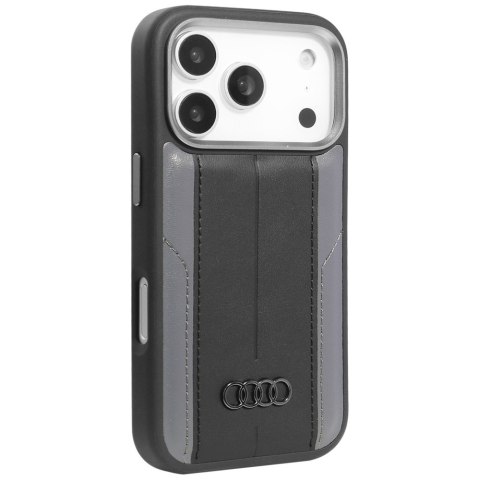 Etui Audi A6 Synthetic Leather MagSafe do iPhone 17 Pro czarny