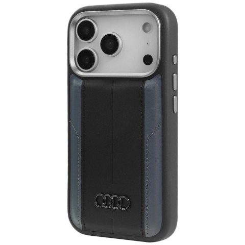 Etui Audi A6 Synthetic Leather MagSafe do iPhone 17 Pro czarny