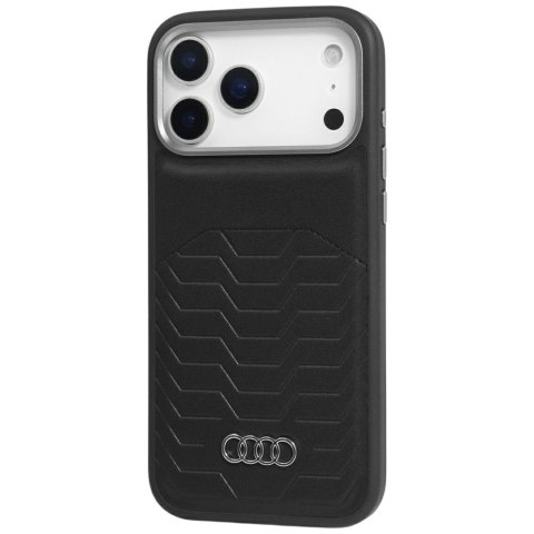 Etui Audi GT Synthetic Leather MagSafe do iPhone 17 Pro Max czarny