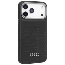 Etui Audi GT Synthetic Leather MagSafe do iPhone 17 Pro czarny