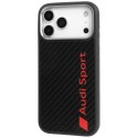 Etui Audi R8 Carbon Fiber MagSafe do iPhone 17 Pro Max czarny