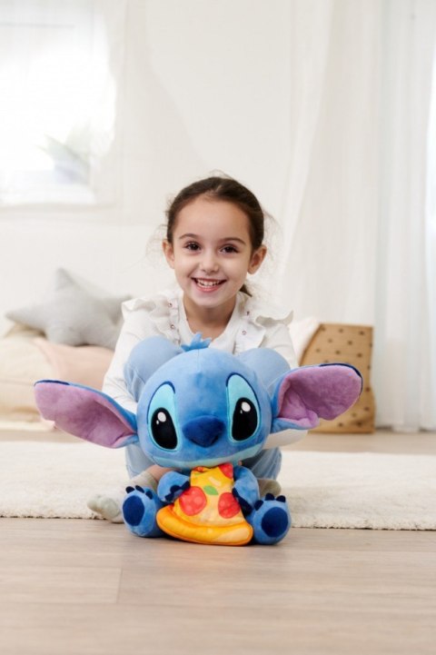 Maskotka Disney Stitch z pizzą 25 cm oryginalna