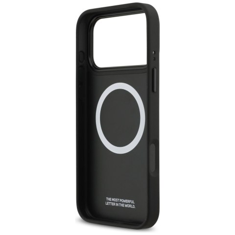 Etui BMW M Tricolor Metal Logo MagSafe do iPhone 17 Pro Max / 18 Pro Max szary
