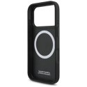 Etui BMW M Tricolor Metal Logo MagSafe do iPhone 17 Pro szary