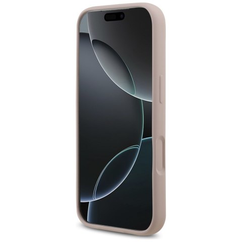 Etui Karl Lagerfeld Silicone Karl&Choupette Ring MagSafe do iPhone 17 Pro różowy