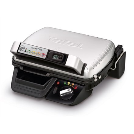 Grill Tefal GC451B12 (Tradycyjny z rusztem; 2000W; kolor srebrny)