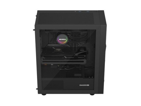 Obudowa Genesis Diaxid 605F MIDI TOWER USB-C Czarna