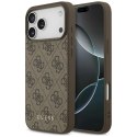 Etui Guess 4G Classic do iPhone 17 Pro Max brązowy