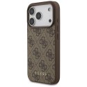 Etui Guess 4G Classic do iPhone 17 Pro brązowy