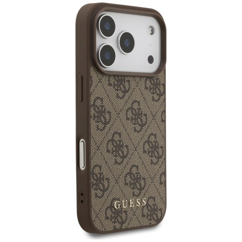 Etui Guess 4G Classic do iPhone 17 Pro brązowy