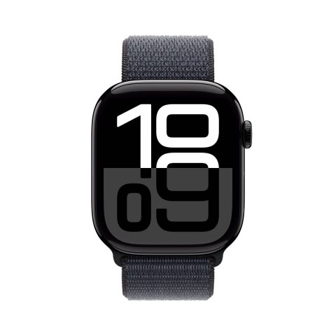 Zegarek APPLE WATCH SERIES 10 46MM Jet Black Aluminium Case z Ink Sport Loop GPS MWWR3QC/A