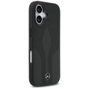 Etui Mercedes Leather The Move MagSafe do iPhone 17 czarny