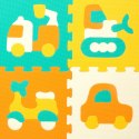 Dywan Puzzle Colorbaby Wielokolorowy Plastikowy EVA 90 x 90 cm Pojazdy 9 Części (4 Sztuk)