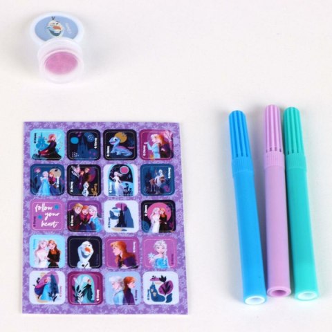 Zestaw Papeterii Frozen Wielokolorowy 8 Części