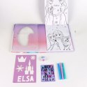 Zestaw Papeterii Frozen Wielokolorowy 8 Części