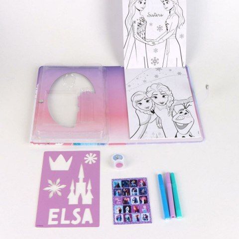 Zestaw Papeterii Frozen Wielokolorowy 8 Części