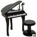 Pianino Edukacyjne do Nauki Bontempi 40 x 62 x 33 cm (2 Sztuk)