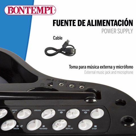 Pianino Edukacyjne do Nauki Bontempi 40 x 62 x 33 cm (2 Sztuk)