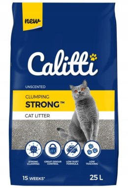 Calitti Strong - żwirek zbrylający dla kota - 25l