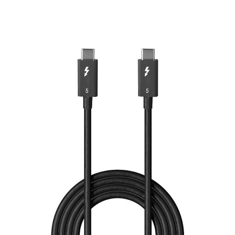 Kabel USB-C LINDY THUNDERBOLT 5 PASSIVE Czarny 1 m