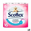 Papier Toaletowy Scottex Original Biały 16 Części (6 Sztuk)
