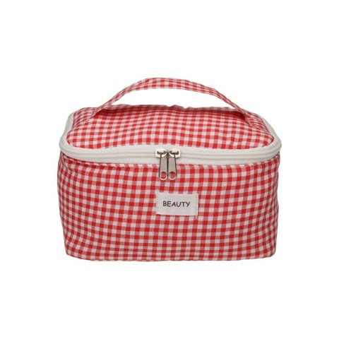 Torba podróżna Versa Vichy Czerwony Poliester Materiałowy 12 x 12 x 20 cm