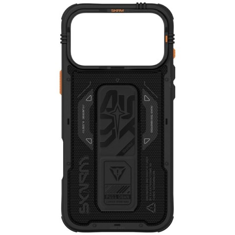 Etui Skinarma Phantom do iPhone 17 Pro Max Magnetic Charging + Grip Stand czarny