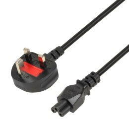 KABEL ZASILAJĄCY I-BOX DO NOTEBOOKÓW (KONICZYNKA) VDE 3X0,75MM MIEDŹ WTYCZKA UK