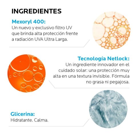 Ochrona przeciwsłoneczna z kolorem La Roche Posay Anthelios Uvmune 50 ml Biały Spf 50 Krem Nawilżający krem koloryzujący