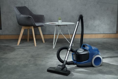 Odkurzacz Gorenje VCEA01GACBUCY bezworkowy, moc 800 W, pojemność kurzu 2.2 L, kolor niebieski