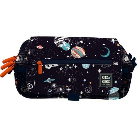 Piórnik Potrójny Bits&Bobs Cosmos Wielokolorowy 23 x 10 x 10 cm