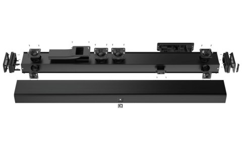 Soundbar AUDAC IMEO2 Czarny 2.1.2 kanałowy 30 W