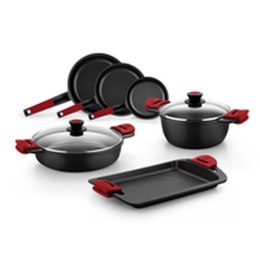 Patelnia nieprzywlekająca BRA A411226 Czarny Stal nierdzewna