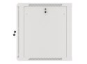 Szafa instalacyjna wisząca 19 cali 12U 600X600mm szara (drzwi szklane)