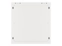 Szafa instalacyjna wisząca 19 cali 12U 600X600mm szara (drzwi szklane)